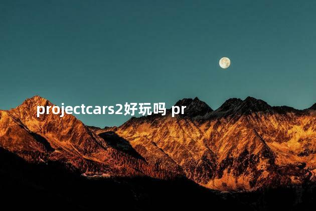 projectcars2好玩吗 projectcars2漂移